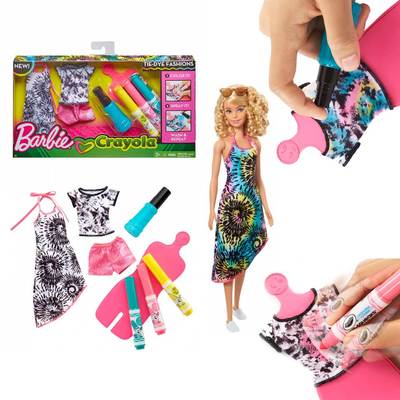 Одежда и аксессуары для кукол - Набор одежды Barbie x Crayola Специальная техника (FPW12)#4