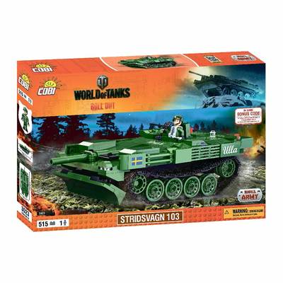 Конструктори з унікальними деталями - Конструктор COBI World Of Tanks Stridsvagn 103 (COBI-3023)#2