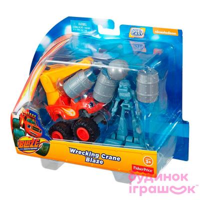 Фігурки персонажів - Ігровий набір Blaze&The Monster Machines Головні герої Блиск Wrecking Crane (CGK18/CGK19)#4