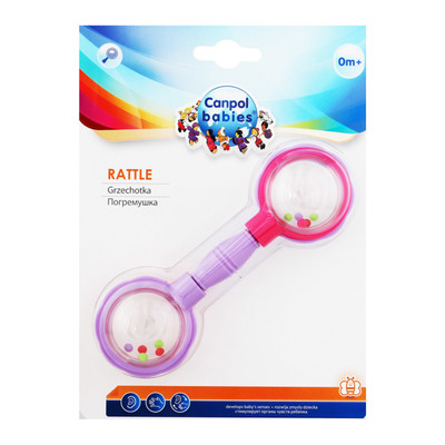 Брязкальця, прорізувачі - Брязкальце Canpol babies Штанга рожева (2/606_pin)#2