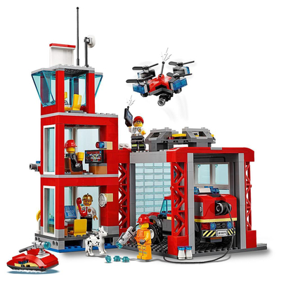 Конструктори LEGO - Конструктор LEGO City Пожежне депо (60215)#2