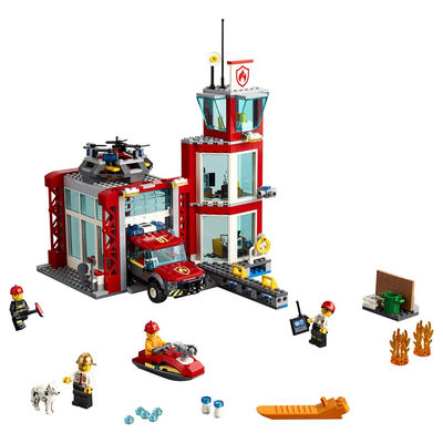 Конструктори LEGO - Конструктор LEGO City Пожежне депо (60215)#3