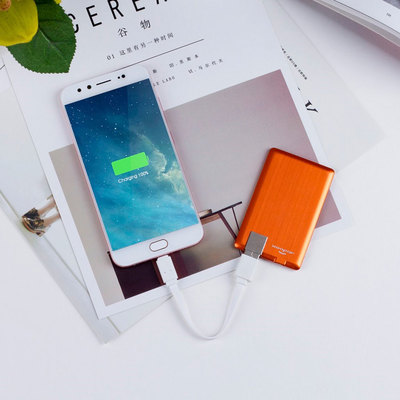 Акумулятори і батарейки - Портативна батарея Xoopar Power card помаранчева (XP61057.20RV)#2