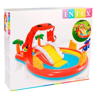 Детские бассейны - Бассейн-игровой центр Intex Счастливый Дино (57160NP)#5