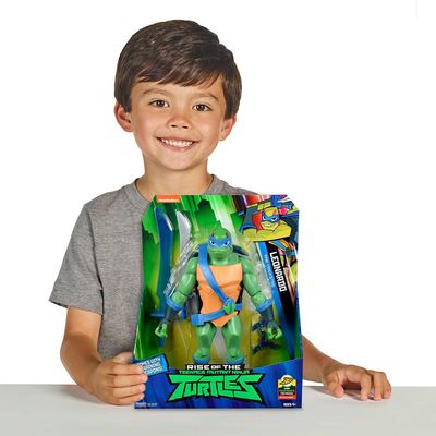 Фигурки персонажей - Фигурка TMNT Эволюция Черепашек-Ниндзя Леонардо 27 см (81451)#4