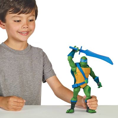 Фигурки персонажей - Фигурка TMNT Эволюция Черепашек-Ниндзя Леонардо 27 см (81451)#5