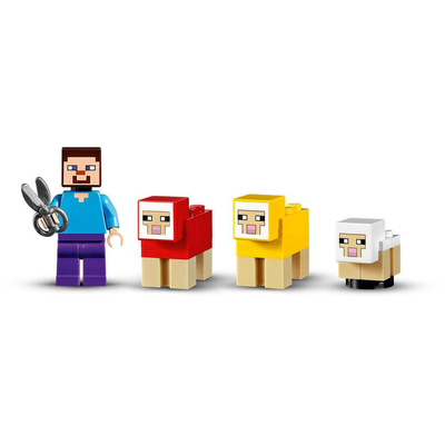 Конструктори LEGO - Конструктор LEGO Minecraft Вовняна ферма (21153)#5
