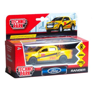 Транспорт и спецтехника - Автомодель Технопарк Ford Ranger sport инерционная (SB-18-09-FR-S)#3