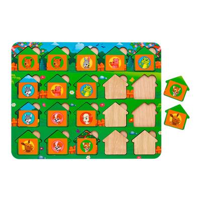 Настольные игры - Игра Ань-Янь Мемо-домики с животными (ПСД034) (4823720032757)#2