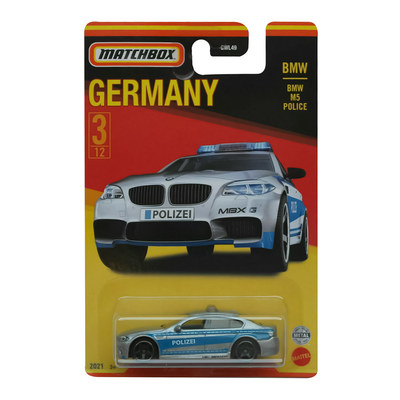Транспорт и спецтехника - Автомодель Matchbox Best of Germany BMW M5 Полиция 1:64 (GWL49/GWL54)#2