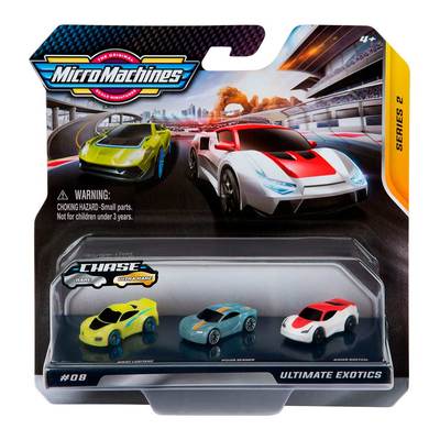 Транспорт і спецтехніка - Набір машинок Micro Machines Автобан 3 штуки (MMW0012)#2