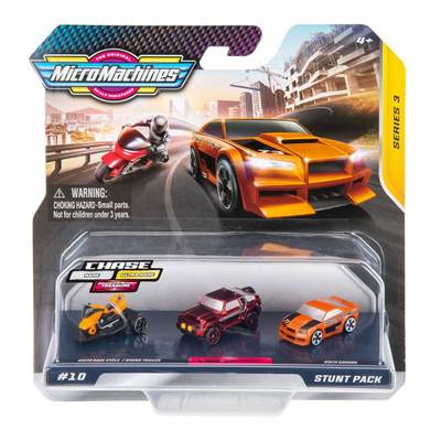 Транспорт і спецтехніка - Набір машинок Micro Machines W2 Гіперкар Золота погоня 3 штуки (MMW0197)#2