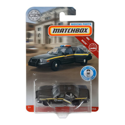 Транспорт и спецтехника - Автомодель Matchbox Форд Краун Виктория 2006 полиция (FWD28/GBH31)#2