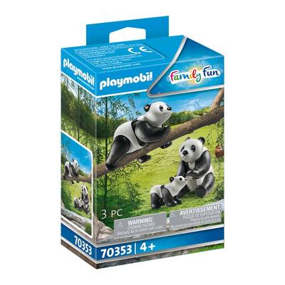 Конструкторы с уникальными деталями - Конструктор Playmobil Family fun Панды с детенышем (70353)#3
