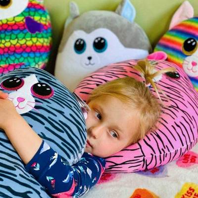 Подушки - Подушка TY Squish-a-boo Зебра Zoey 36 см (39194)#4