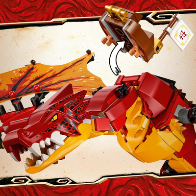 Конструктори LEGO - Конструктор LEGO NINJAGO Напад вогняного дракона (71753)#4