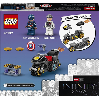 Конструктори LEGO - Конструктор LEGO Super heroes Сутичка Капітана Америки й Гідри (76189)#5