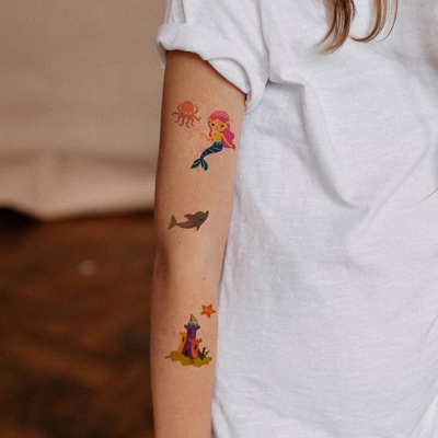 Косметика - Набір тату для тіла Tattooshka Дружні русалочки (WS-A030)#2