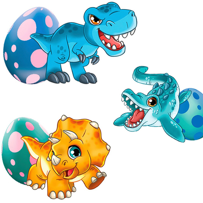 Фігурки тварин - Фігурка, що зростає Sbabam Dino eggs winter Зимові динозаври (T059-2019)#3