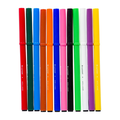 Товары для рисования - Фломастеры Bruynzeel Felt tips light 12 цветов (60224112)#2