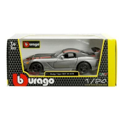 Автомодели - Автомодель Bburago Dodge Viper SRT10 ACR металлик серый (18-22114 met gray)#6