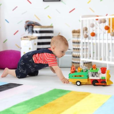 Машинки для малюків - Ігровий набір Kiddi Smart Паровоз Лімпопо (063396)#8