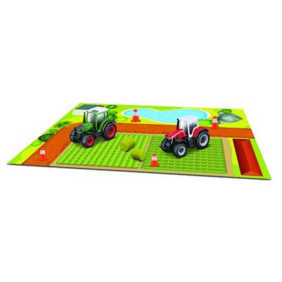 Транспорт и спецтехника - Игровой набор Maisto Mini Work Machines Трактор красный (15592/4)#3