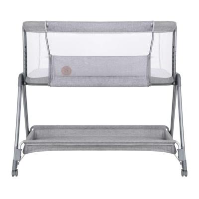 Манежи - Приставная кроватка Lionelo Luna grey concrete (LO-LUNA GREY CONCRETE)#2