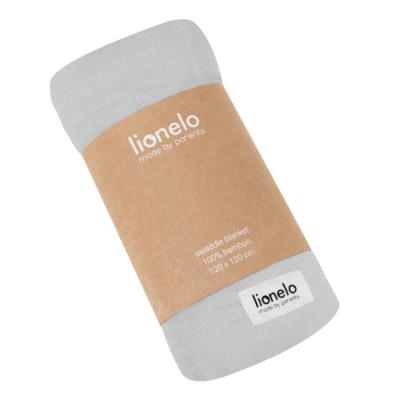Товары по уходу - Покрывало Lionelo Bamboo swaddle grey stone (LO-BAMBOO SWADDLE GREY STONE)#2