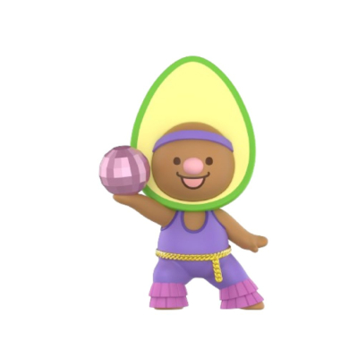 Фігурки персонажів - Колекційна фігурка-сюрприз Pop Mart Avofriends Dance (AVD-01)#3