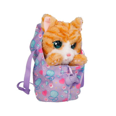 Мягкие животные - Интерактивная игрушка Baby Paws Рыжий котенок (921139IM)#5