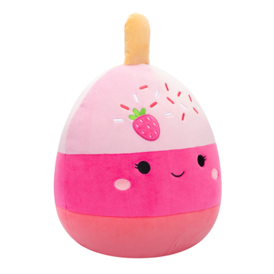 Подушки - М'яка іграшка Squishmallows Полуничний кейк-поп Пама 30 см (SQCR06573)#2