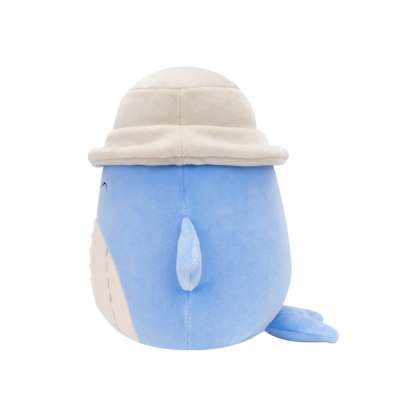 М'які тварини - М'яка іграшка Squishmallows Синій кит Самір у панамі 19 см (SQCR06593)#3