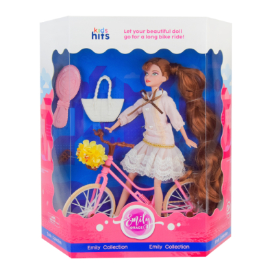 Ляльки - Лялька Kids Hits Emily Romantic з велосипедом (KH23/019)#5