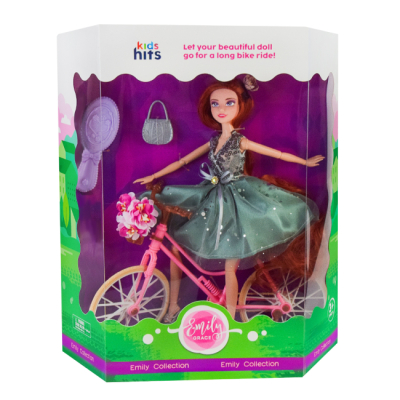 Ляльки - Лялька Kids Hits Emily Romantic з велосипедом (KH23/020)#5