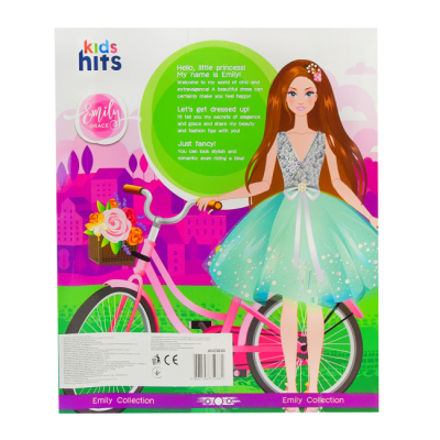 Ляльки - Лялька Kids Hits Emily Romantic з велосипедом (KH23/020)#6