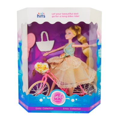 Ляльки - Лялька Kids Hits Emily Romantic з велосипедом (KH23/021)#5