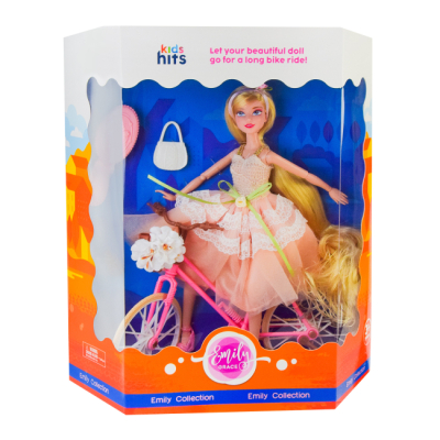 Ляльки - Лялька Kids Hits  Emily Romantic з велосипедом (KH23/022)#5