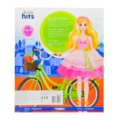 Ляльки - Лялька Kids Hits  Emily Romantic з велосипедом (KH23/022)#6