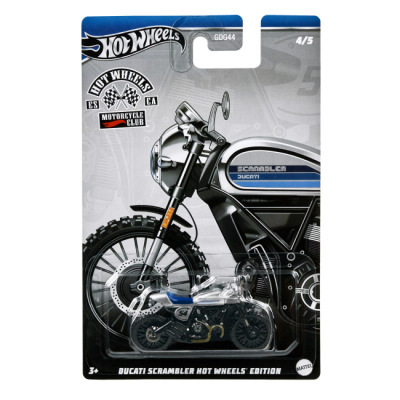 Автомодели - Мотоцикл Hot Wheels Motorcycle club Ducati Scrambler Hot Wheels Edition (HWR59/4)#3