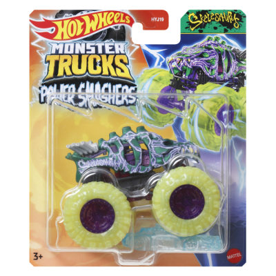 Автомоделі - Автомодель Hot Wheels Monster Trucks Power smashers Skelesaurus (HYJ19/3)#4