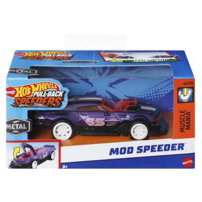 Автомодели - Автомодель Hot Wheels Pull-back speeders Mod speeder (HPR70/HWH38)#3