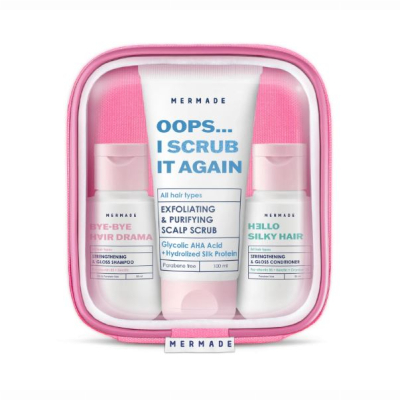 Косметика - Набір Mermade Try Kit Hair Care в косметичці (MRCTK002) (2000000374680)#2
