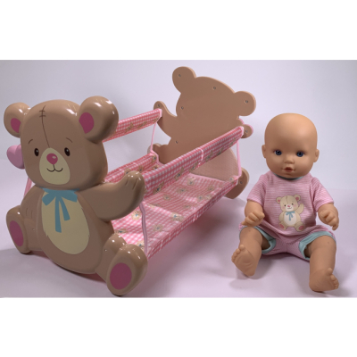 Пупси - Пупс Lotus з ліжком Ведмедик Тедді (13090) (6337723)#2