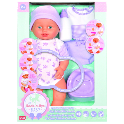 Пупсы - Пупс Lotus интерактивный фиолетовый с аксессуарами (15982\2) (6337856)#3