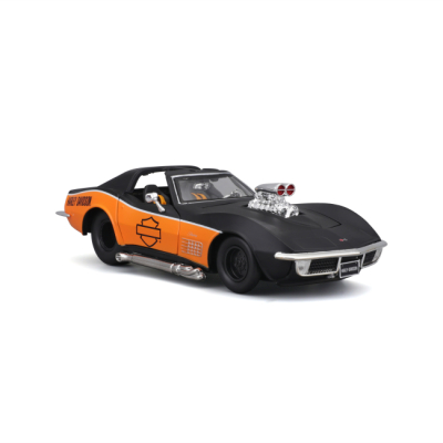 Автомодели - Автомодель Maisto Harley-Davidson Custom 1970 Chevrolet Corvette (32160/32193)#2