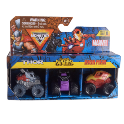 Автомодели - Набор автомоделей Monster Jam Marvel mini (6070229)#5