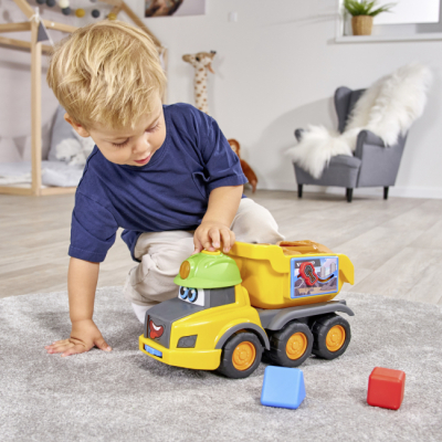 Машинки для малюків - Автомодель Dickie toys АВС Самоскид сортер Гаррі (4115008)#6