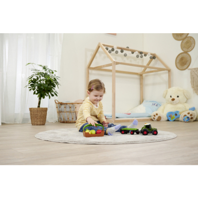 Машинки для малюків - Автомодель Dickie toys АВС Трактор Фредді з фруктами (4115010)#4