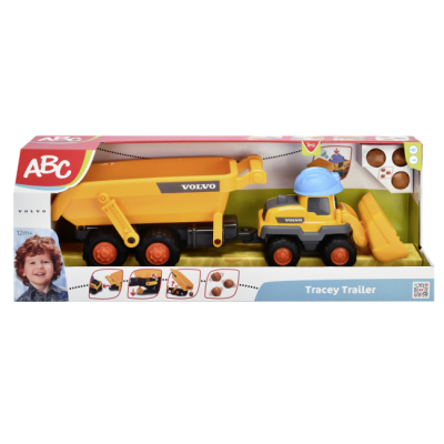 Машинки для малюків - Автомодель Dickie toys АВС Трактор Вольво Трейсі (4119007)#2